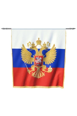 Купить штандарт РФ вышитый