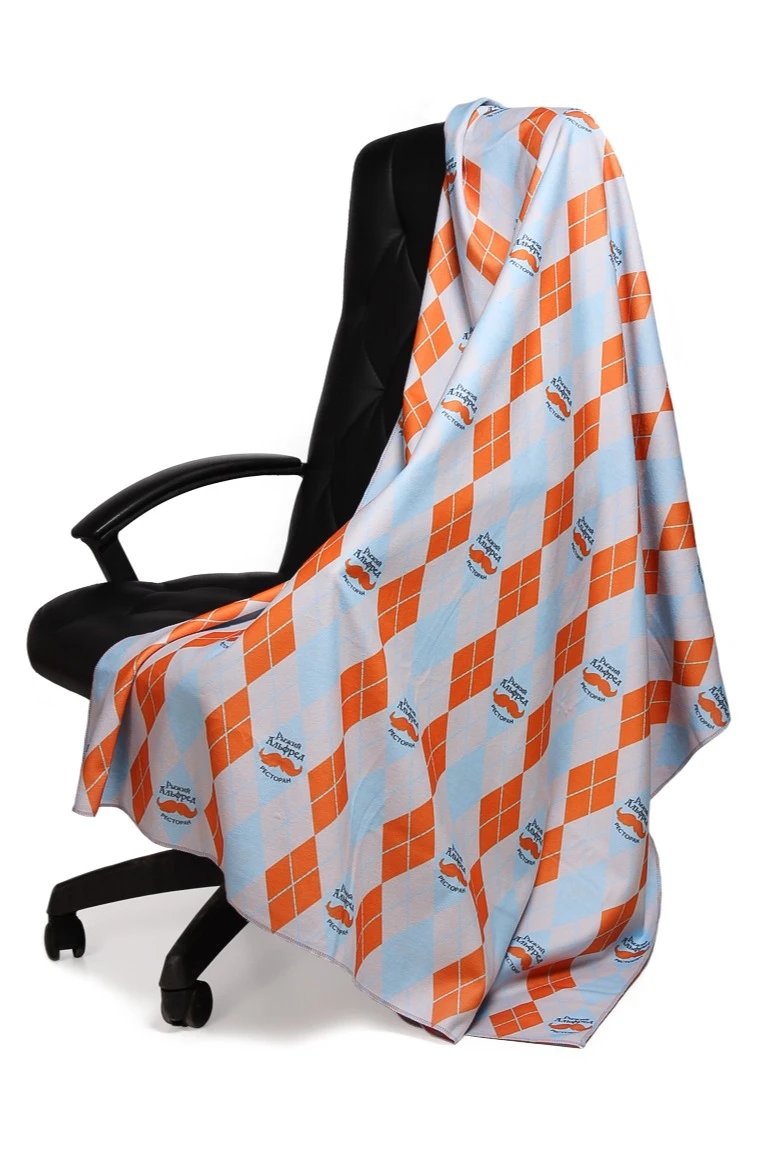 Купить плед Палитра флисовый (двухсторонний) 120х150 см "Рыжий Альфред"