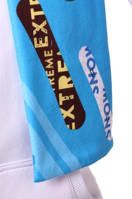 Шарф двухслойный 15х120 см, с полной запечаткой "Extreme"#1