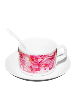 Купить кофейный набор с принтом "Flowers"