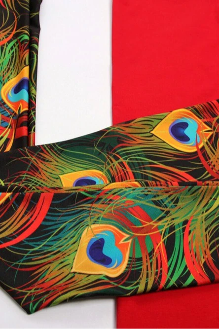 Купить комплект Сандей футболка хб + леггинсы "Павлины" Купить комплект Сандей футболка хб + леггинсы "Павлины"