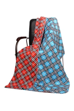 Плед Палитра флисовый 150х170 см, с принтом "Cellule"#1