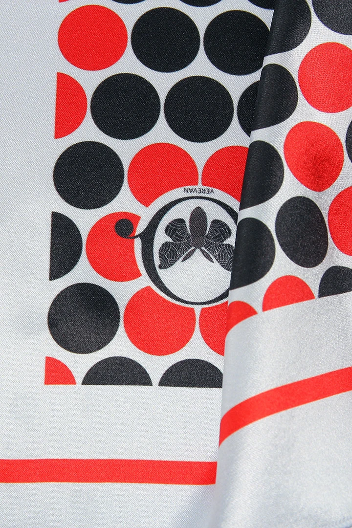 Платок Шанель 100х100 см, с полной запечаткой "YEREVAN2"#2