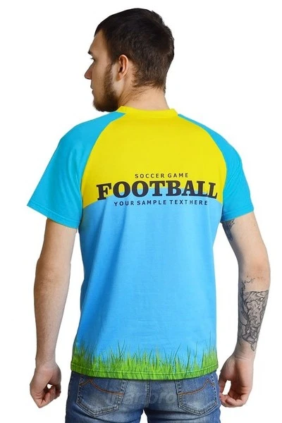 Футболка Спэйс O-ворот унисекс с полной запечаткой (полиэстер)#2