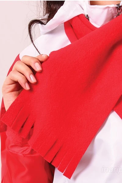 Шарф флисовый однослойный 15х100 см, однотонный#4