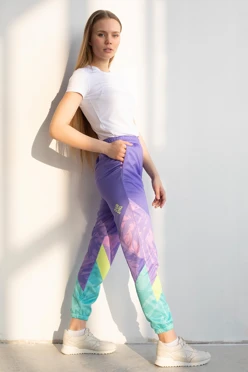 Брюки Экшен женские с полной запечаткой#2