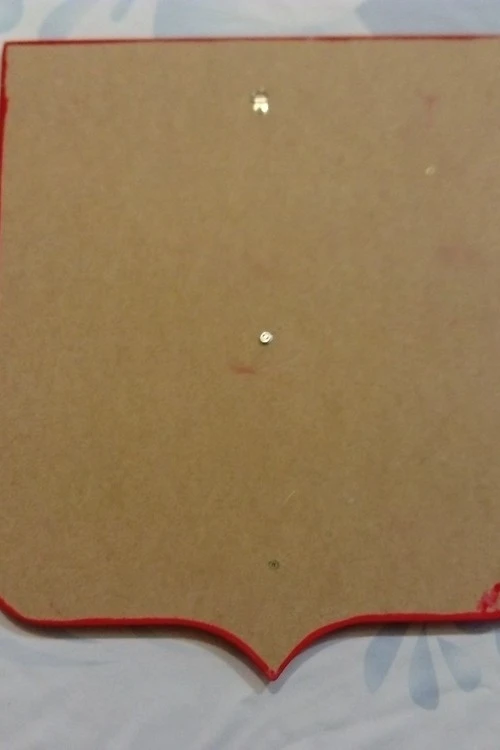 Герб Санкт-Петербурга 40х48 см, барельеф, щит МДФ, металлонапыление#1