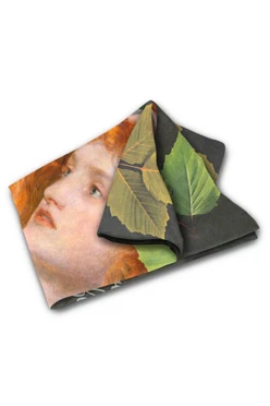 Плед Палитра флисовый 150х170 см, с принтом "The coziest spring evenings"#1