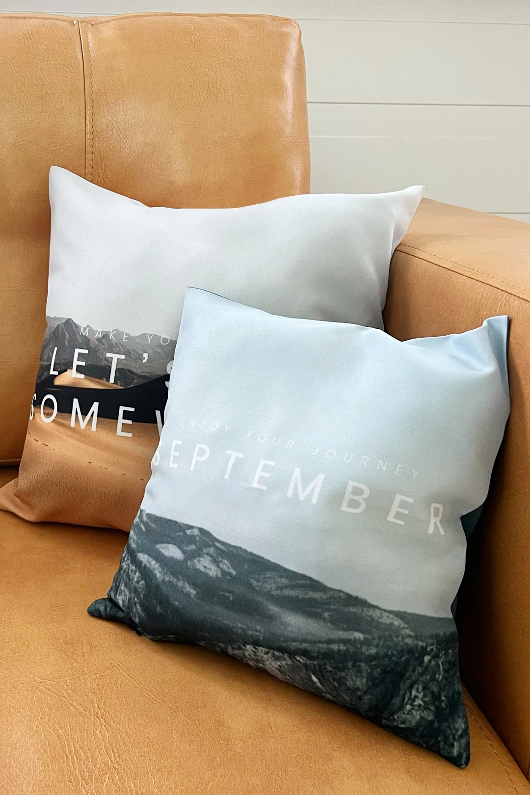 Подушка 30х30 см, с принтом "September"#1