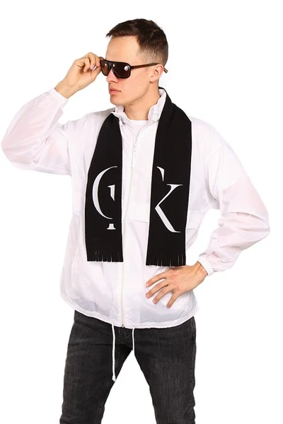 Шарф флисовый однослойный 15х120 см, однотонный  "СК"#1