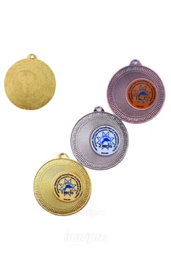 Медаль металлическая МК369 50мм с шильдом 25мм#1