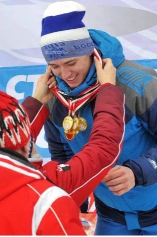 Лента для медали Удмуртия репс ширина 2,2 см, с карабином#5