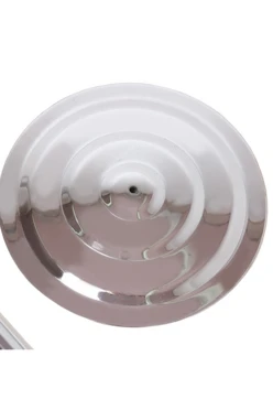 Купить основание круг стальное хромированное фигурное под серебро