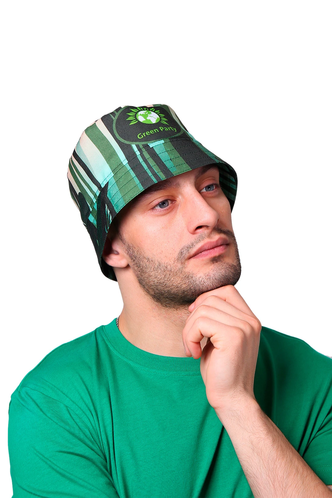 Панама Ямайка с отстроченными полями, с полной запечаткой "Green party"#1