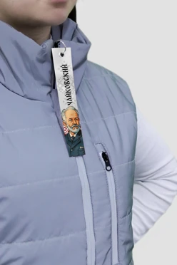 Купить ремувку-шеврон 3х15 см с люверсом, с принтом "Tchaikovsky"