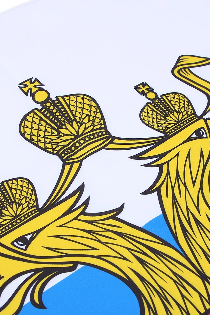 Штандарт РФ печатный 100х100 см#2