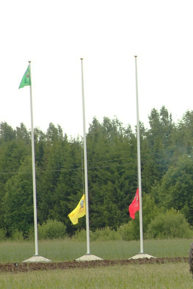 Аренда флагштока из стекловолокна с открытым механизмом 8 м#3