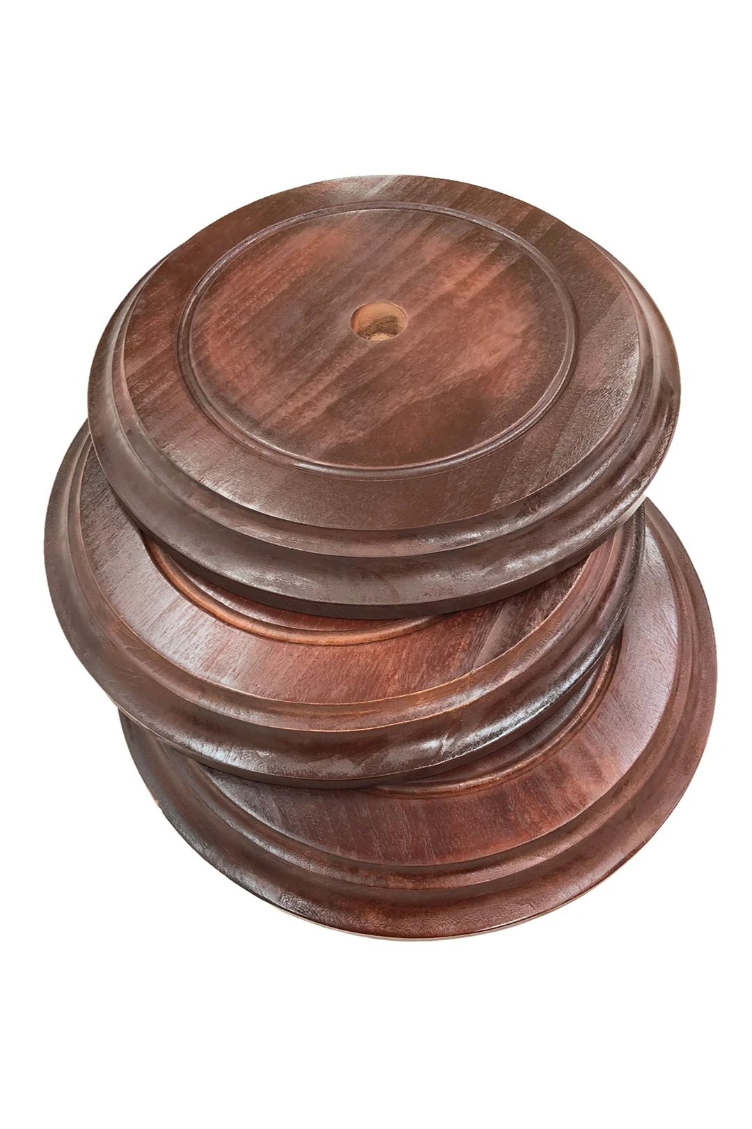 Подставка деревянная с основанием Тарелка (каштан) 1 шток 2,2 м#3