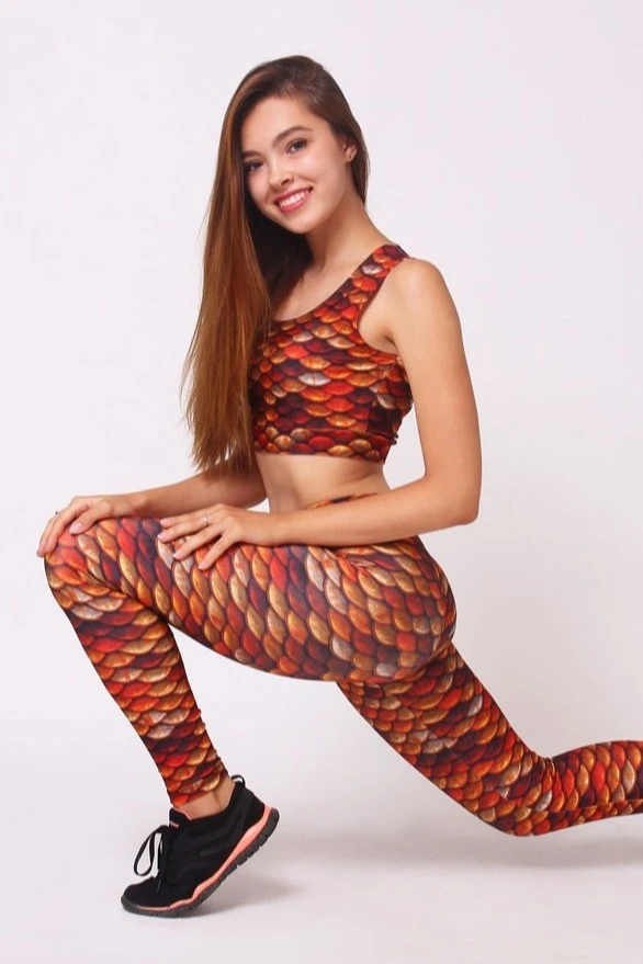 Комплект женский с принтом "Scale"#1