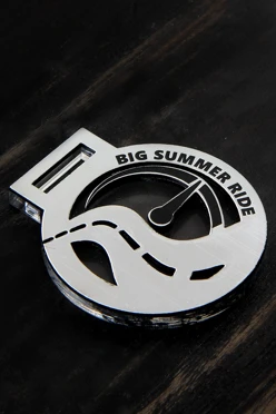 Медаль из акрила АК6006 Круг 60 мм с гравировкой#2