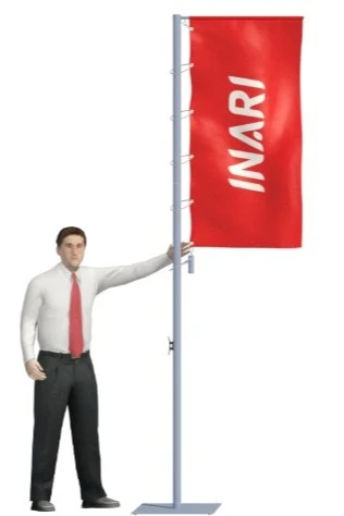 Купить флагшток Моби Универсал 3 м с плечом 1 м Купить флагшток Моби Универсал 3 м с плечом 1 м