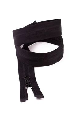 Купить молнию тип 5 реверсивную разъемную 70-80 см, один бегунок, черную Купить молнию тип 5 реверсивную разъемную 70-80 см, один бегунок, черную