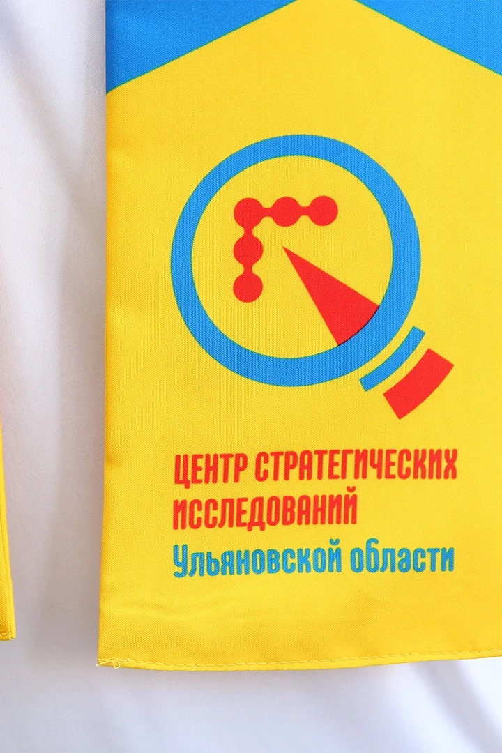 Шарф двухслойный легкий 15х120 см, с полной запечаткой "CSI"#4