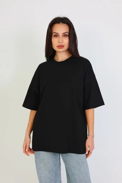 Футболка Ричмонд оверсайз унисекс однотонная (хлопок)#1 Футболка Ричмонд оверсайз унисекс однотонная (хлопок)#1