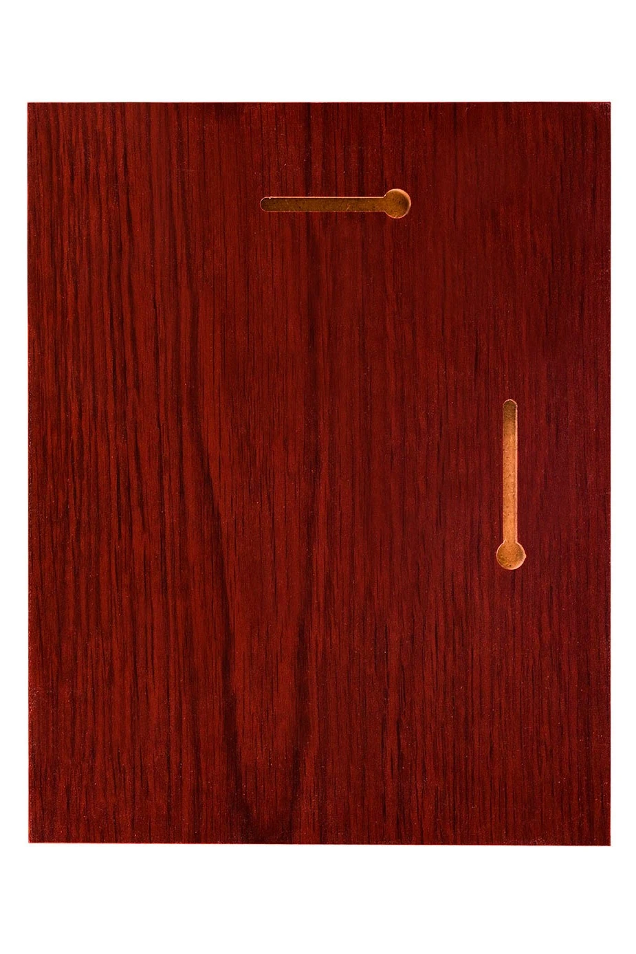 Купить плакетку 20х25 см без нанесения (профиль О), красное дерево