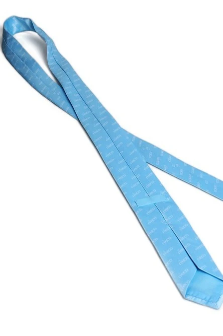 Галстук Слим узкий самовяз мужской, с полной запечаткой "Neco"#2