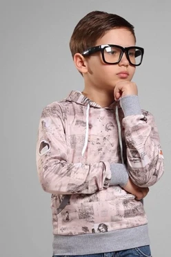 Худи Томми детский из футера с полной запечаткой#1 Худи Томми детский из футера с полной запечаткой#1