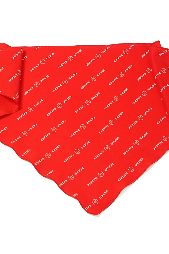 Косынка Шарлотта 60х60х90 см, с полной запечаткой "White Tower"#1