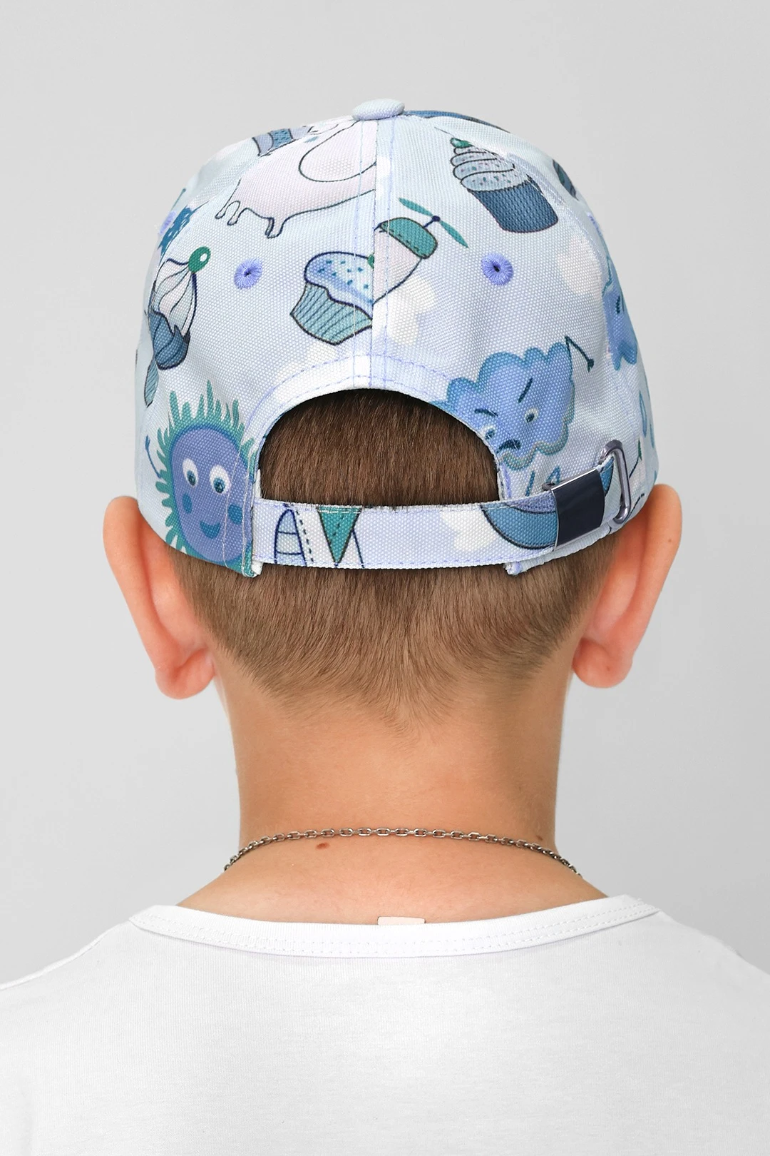 Купить бейсболку Бауэр детскую с полной запечаткой (хлопок) "Sky Breeze"