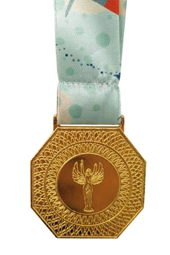 Лента для медали атлас ширина 2,5 см пришивная#1 Лента для медали атлас ширина 2,5 см пришивная#1