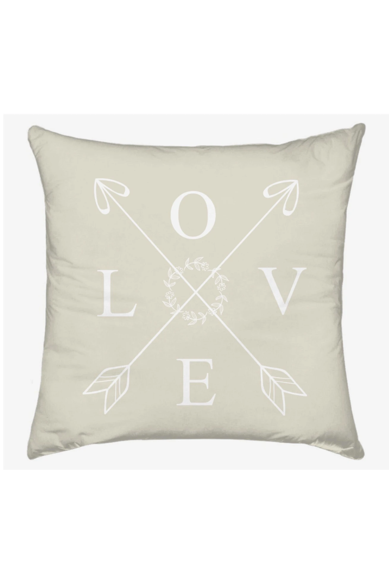 Купить подушку 40х40 см, с принтом "Home"