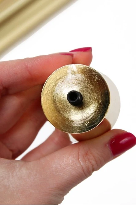 Навершие Конус металлическое хромированное под золото#6 Навершие Конус металлическое хромированное под золото#6