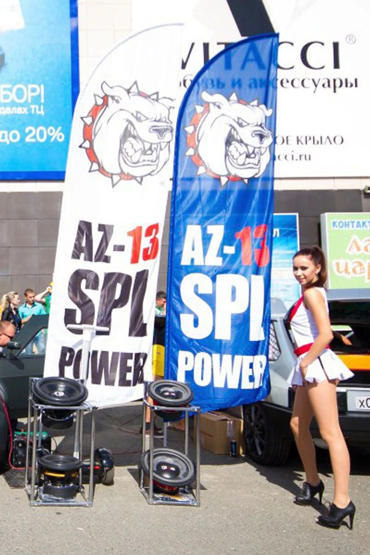 Аренда флагштока Парус с основанием Квадрат#3