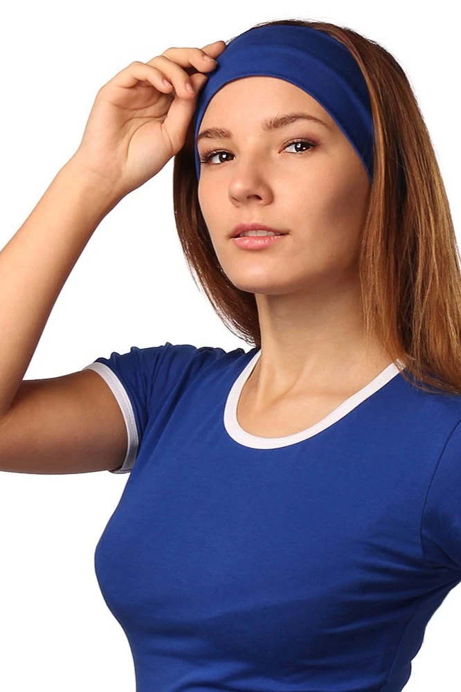 Повязка трикотажная двухслойная взрослая, однотонная#3 Повязка трикотажная двухслойная взрослая, однотонная#3