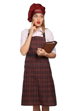 Купить фартук Эспрессо с полной запечаткой из габардина "Scoticsh"