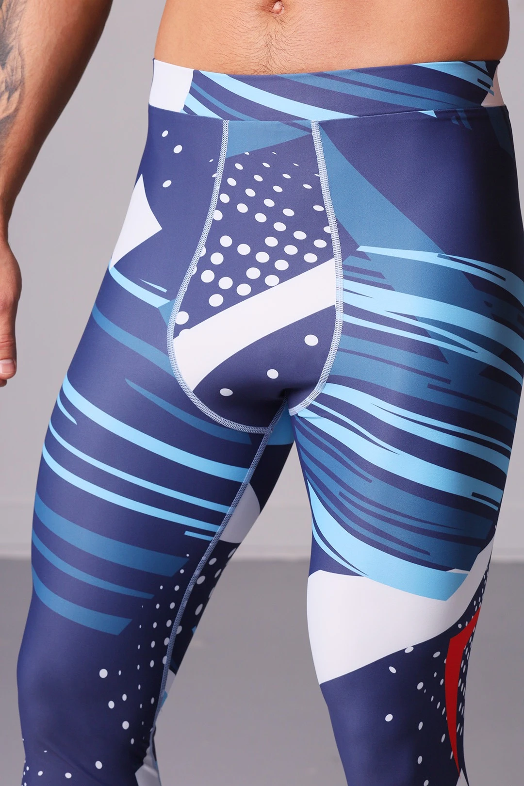 Тайтсы мужские с принтом "Dynamite"#1