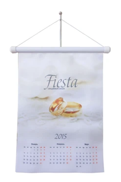Календарь из полиэстера 30x40 см, перекидной#1