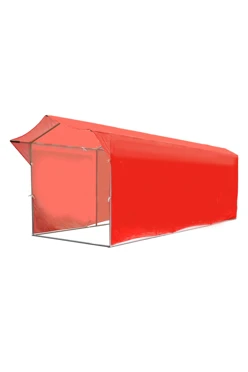 Купить Тент однотонный (с козырьком) 2х6 м