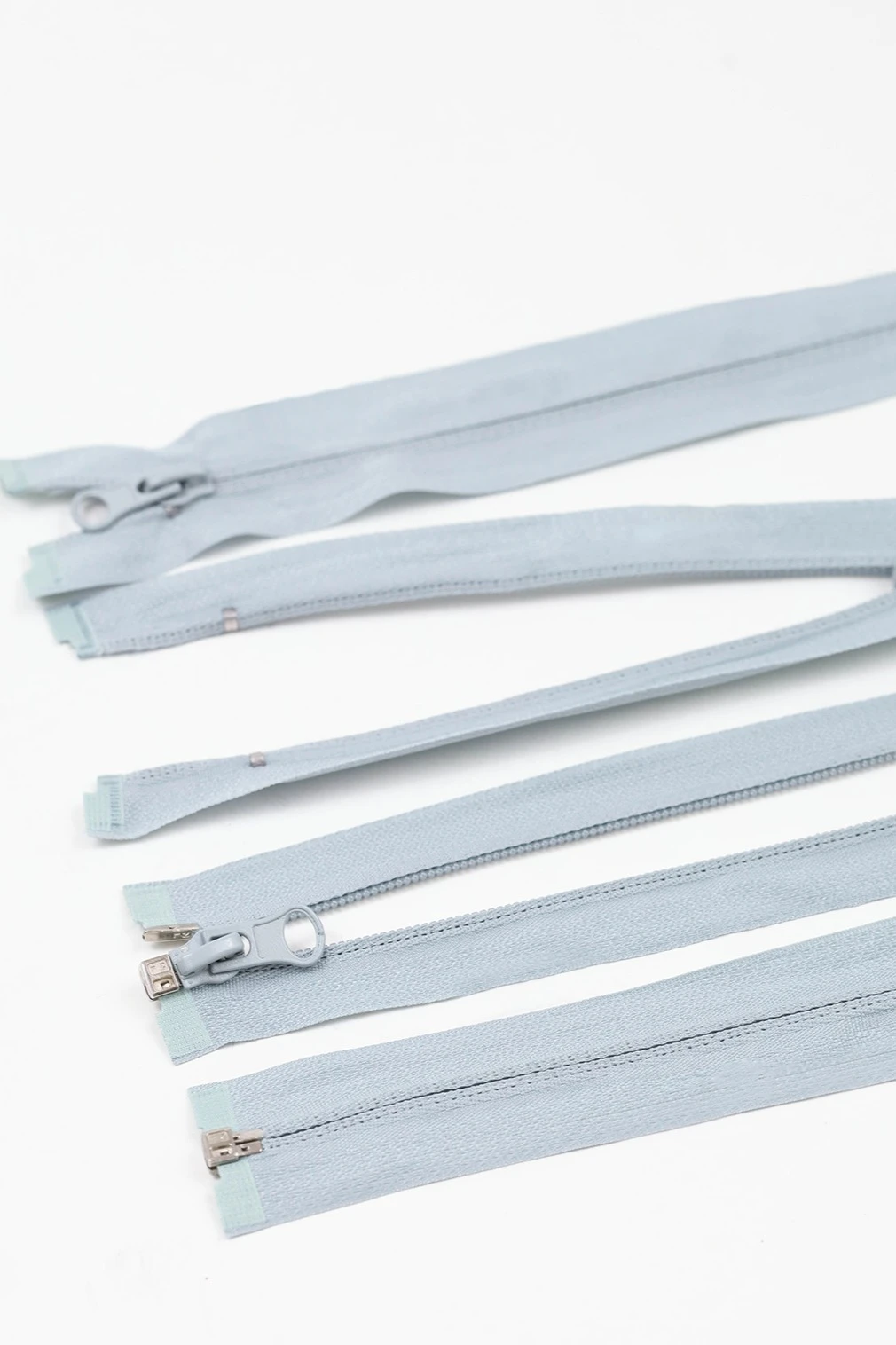 Молния спиральная реверсивная разъемная 80 см, тип 5, серая#1