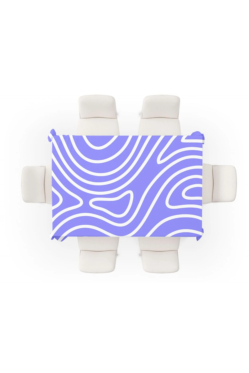 Купить скатерть прямоугольную 135х180 см, с полной запечаткой "Strips 2"