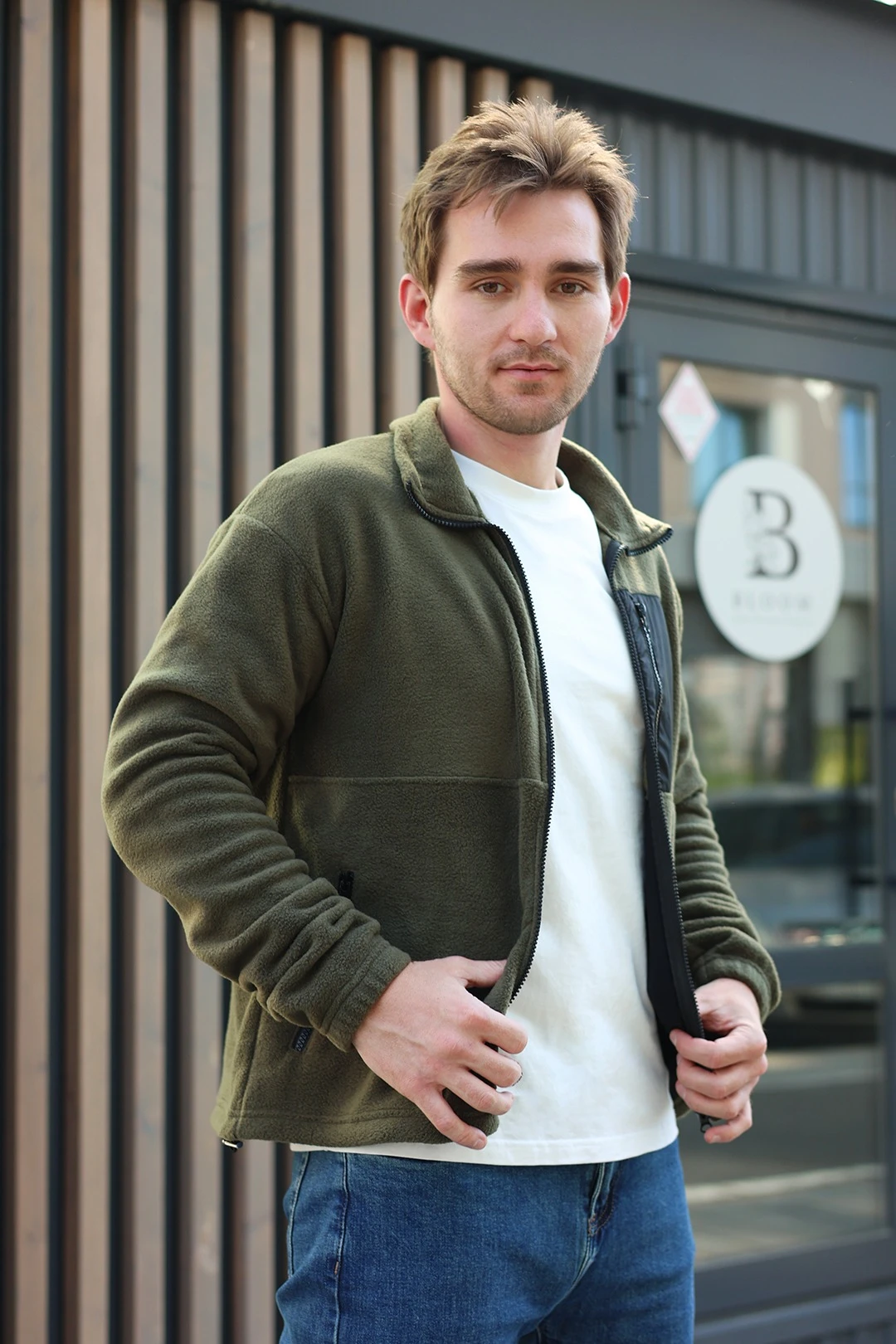 Толстовка Касл флисовая унисекс, однотонная#4