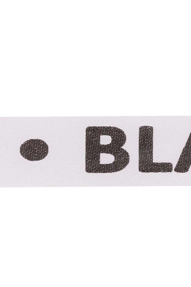 Лента сатин ширина 1,5 см, печать черным с одной стороны#1 Лента сатин ширина 1,5 см, печать черным с одной стороны#1