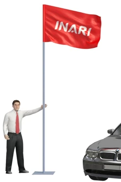 Купить флагшток Моби Эконом 4 м