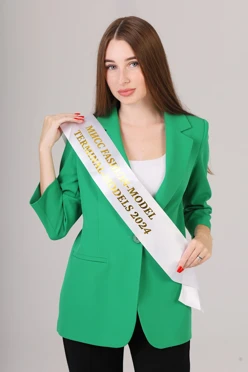 Лента нагрудная сатин 10х150 см, печать золотом#1