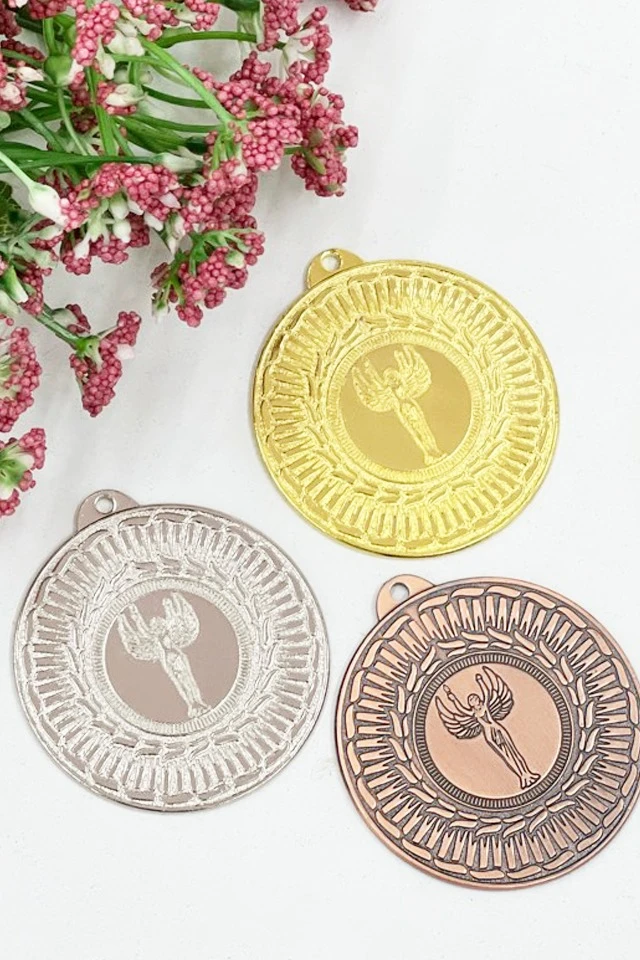 Медаль металлическая ИК5001 50мм с шильдом 25мм#2 Медаль металлическая ИК5001 50мм с шильдом 25мм#2