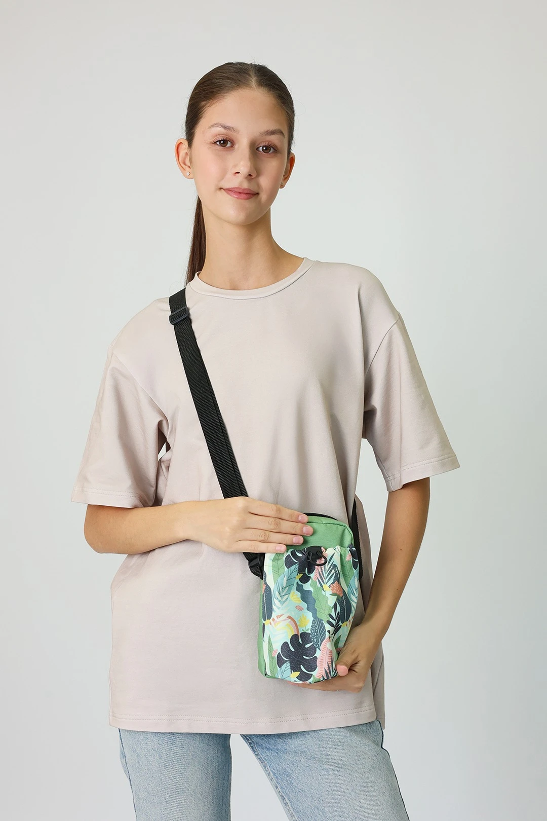 Сумка Авеню кросс-боди, с полной запечаткой "Tropical"#1